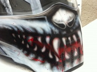 airbrush helm wolfstyle close up